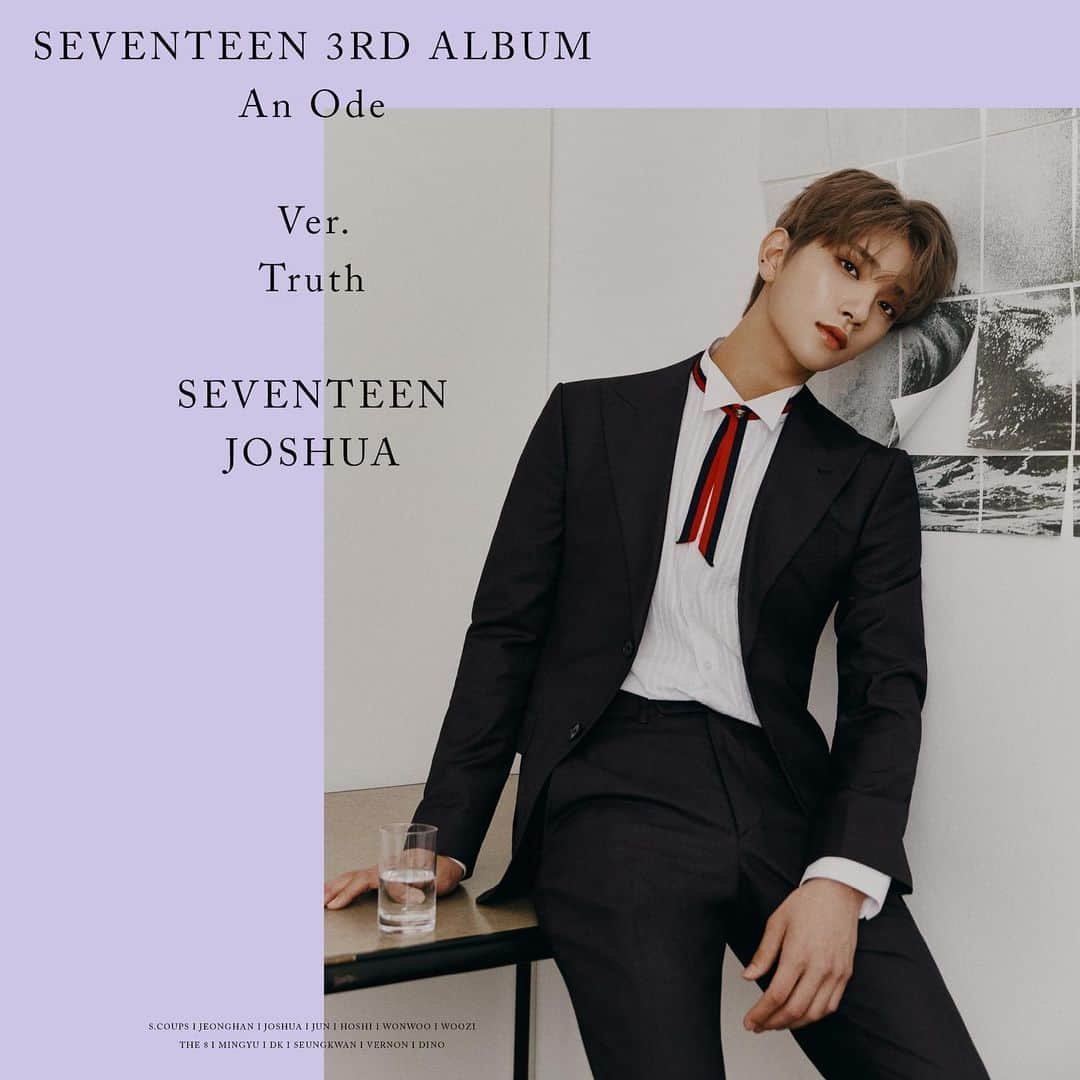 SEVENTEENさんのインスタグラム写真 - (SEVENTEENInstagram)「SEVENTEEN 3RD ALBUM 'An Ode' OFFICIAL PHOTO Truth Ver. #Joshua  #SEVENTEEN #세븐틴 #An_Ode #20190916_6PM」9月5日 0時04分 - saythename_17