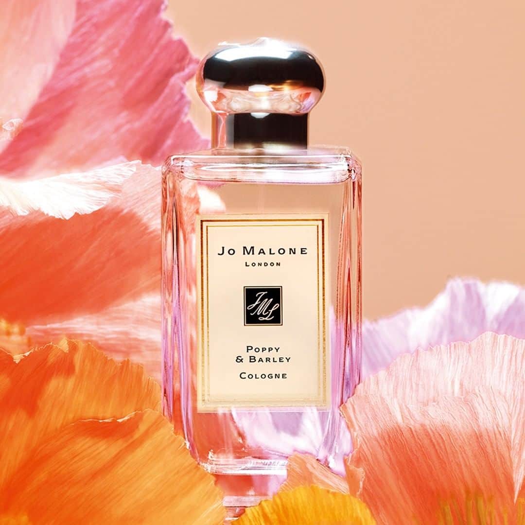 Jo Malone Londonさんのインスタグラム写真 - (Jo Malone LondonInstagram)「Iconic, vibrant poppies. Dancing in colour across England’s meadows. A lively floral scent enhanced by rose and violet, topped with blackcurrants and cocooned by cotton-soft barley. #PoppyAndBarley」9月5日 1時01分 - jomalonelondon