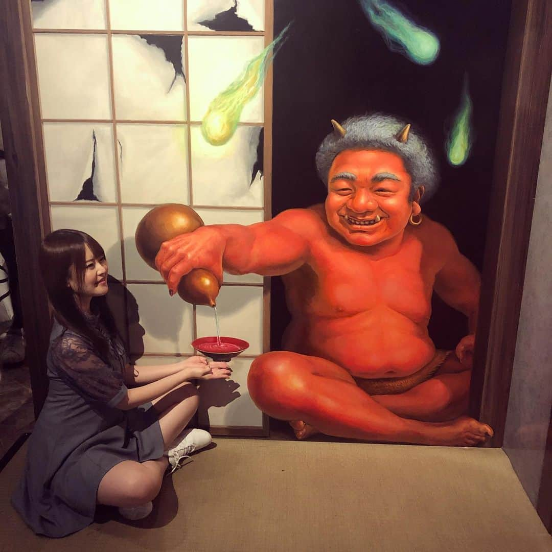 整形アイドル轟ちゃんさんのインスタグラム写真 - (整形アイドル轟ちゃんInstagram)「トリックアート」9月5日 1時37分 - todoroki.sk