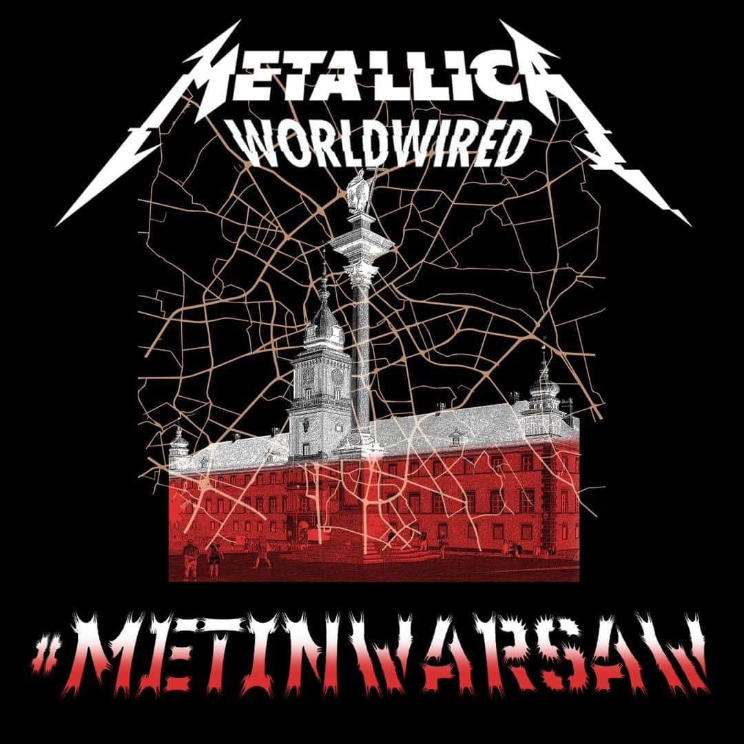 メタリカさんのインスタグラム写真 - (メタリカInstagram)「Warsaw! Coming down to the show tonight at PGE Narodowy? Use the hashtag #MetInWarsaw and your posts may be featured in our stories!  #WorldWired #Metallica」8月21日 18時00分 - metallica