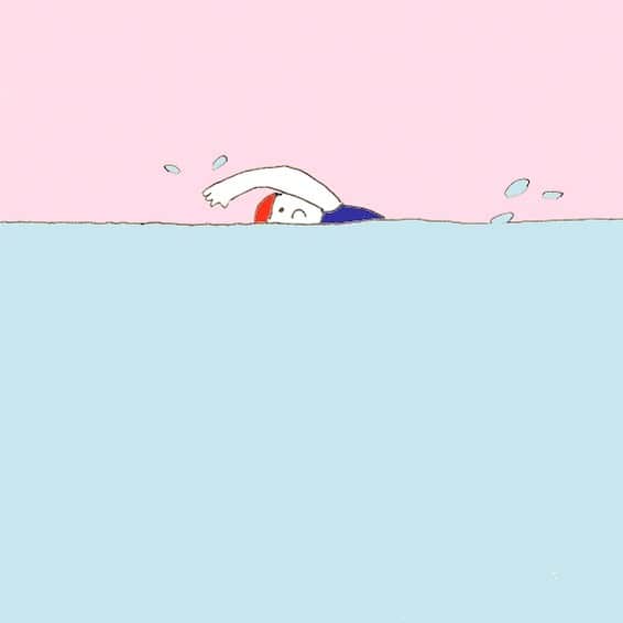 ハルペイさんのインスタグラム写真 - (ハルペイInstagram)「まだまだ暑い💦 . 来年のオリンピック、 暑さやら水質やら、いろいろ問題ありだけど、 やっぱり楽しみ😊✨ . 夕方のプールは最高だわ✨ . #プール #夏休み #オリンピック#水泳#スイミング #olympic  #tokyoolympic . #harupei#doodle#draw#drawing#illustrator#illustration#japan#絵#雑貨#湘南#イラスト#イラストレーター#ゆるいイラスト#ゆるい#ゆるかわ #茅ヶ崎」8月21日 18時04分 - harupeipei