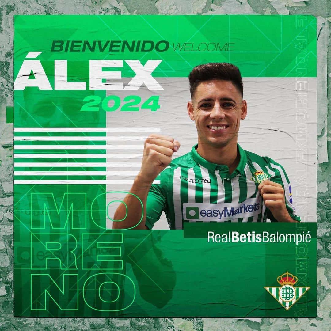 レアル・ベティスさんのインスタグラム写真 - (レアル・ベティスInstagram)「📣 OFICIAL | El #RealBetis incorpora a sus filas a Álex Moreno 📝🤝 ¡Bienvenido, @morenoalex7! 🆒💚 — 📣 OFFICIAL | #RealBetis sign Álex Moreno 📝🤝 Welcome, @morenoalex7! 🆒💚」8月21日 18時30分 - realbetisbalompie