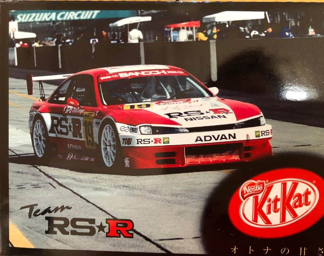 織戸学さんのインスタグラム写真 - (織戸学Instagram)「懐かしの 1997年GT300 チャンピオンマシンが、 KitKatにて送られて来た。^_^  RS-R様より。 真夏の KitKat 中を開けるのが、😱」8月21日 9時52分 - maxorido