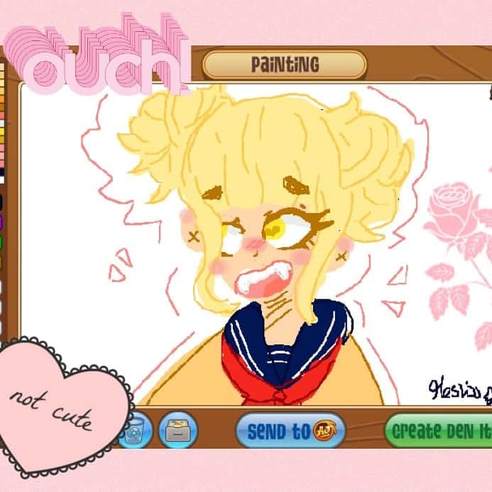 のインスタグラム：「Im a failure of an artist and this is all I've done art wise in ages 😔👊 enjoy some AJ art of best stabby girl」