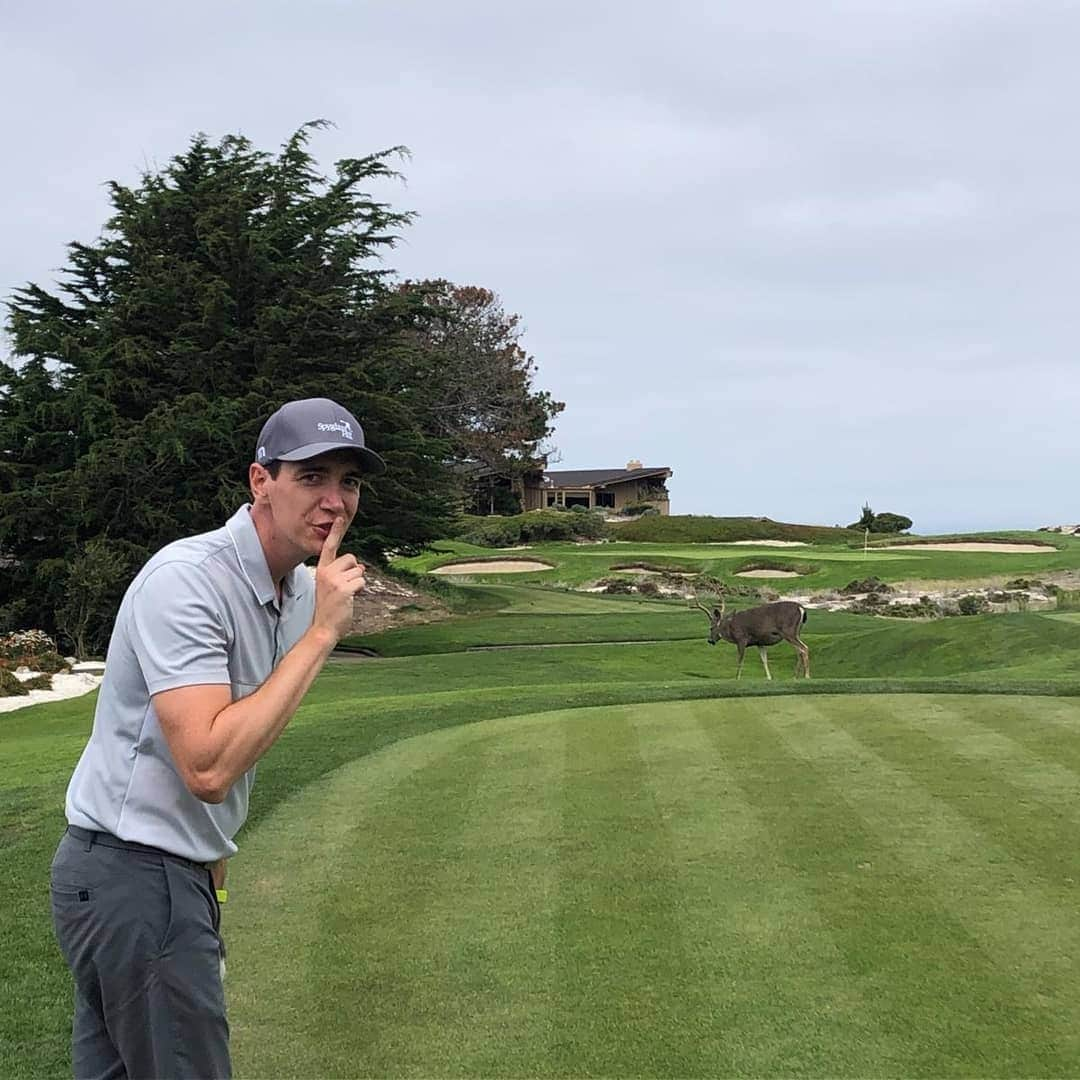 オリバー・フェルプスさんのインスタグラム写真 - (オリバー・フェルプスInstagram)「The last 2 days have been very very nice. Playing my favourite golf course on the planet (Spyglass Hill) with great company. Then another gem today, you gotta love summer. #spyglasshill #monterey #golf #orkaites #lovewhenyouwinthelastholetotakemoneyfromyourbrother #longhashtags」8月21日 11時09分 - oliver_phelps