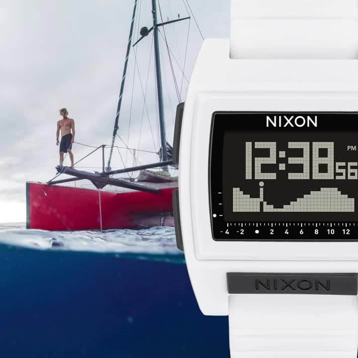 nixon_japanのインスタグラム：「“THE BASE TIDE PRO”⠀ 波に関するあらゆる情報をその手に!⠀ ⠀ お求めは公式サイト（ @nixon_jp )掲載の公式WEBストア、もしくはお近くの正規販売店へお問い合わせください。⠀ ⠀ #NIXON #ニクソン #新作 #サーフ #時計 #ウォッチ⠀ #TIDE」