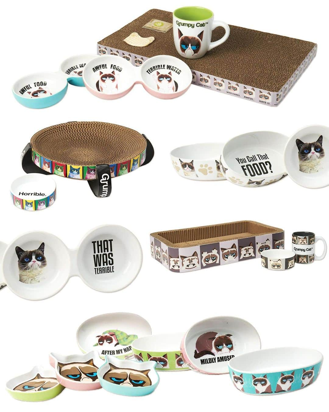 Grumpy Catさんのインスタグラム写真 - (Grumpy CatInstagram)「One year in the making... Grumpy Cat’s own line of pet products from @petrageousdesigns! Available now at @Amazon and wherever you shop for your furry friends.  https://grumpy.cat/PetRageous (Link in bio) #GrumpyCatForever」8月21日 11時22分 - realgrumpycat