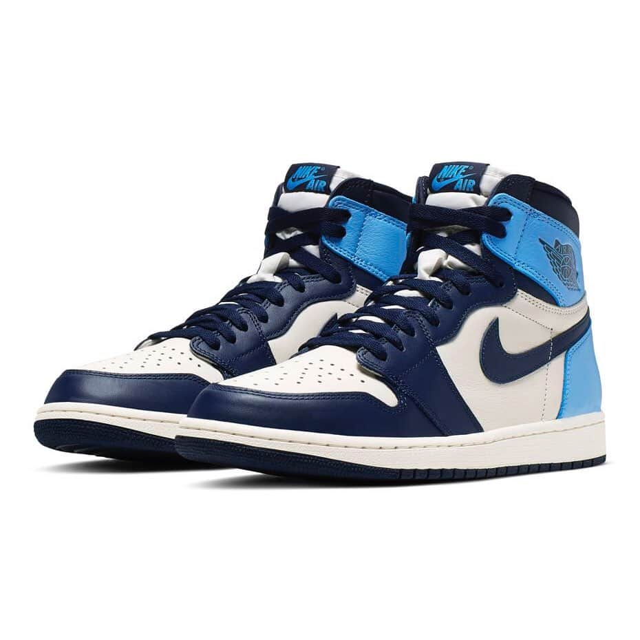 HYPEBEASTさんのインスタグラム写真 - (HYPEBEASTInstagram)「@hypebeastkicks: @nike is bringing back its original Air Jordan 1 in a new “Obsidian” colorway. Dressed in a tan, dark and light blue leather upper, the Obsidian and University Blue overlays honor Michael Jordan’s alma mater while creating a style that brings the courts to the streets. It’ll be available on August 31 on Nike’s website for approximately $160 USD.⁠⠀ Photo: Nike」8月21日 11時30分 - hypebeast