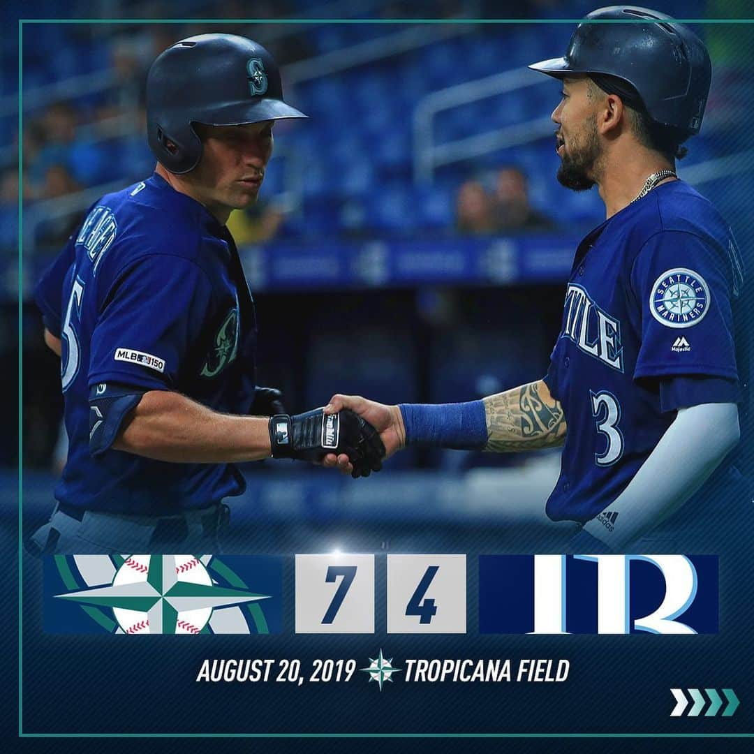 シアトル・マリナーズさんのインスタグラム写真 - (シアトル・マリナーズInstagram)「Third straight series win locked up. 👊 #GoMariners」8月21日 12時06分 - mariners