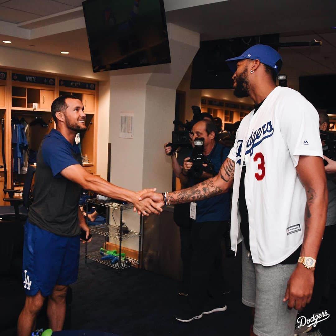 Los Angeles Dodgersさんのインスタグラム写真 - (Los Angeles DodgersInstagram)「Welcome to LA, @antdavis23!」8月21日 15時26分 - dodgers