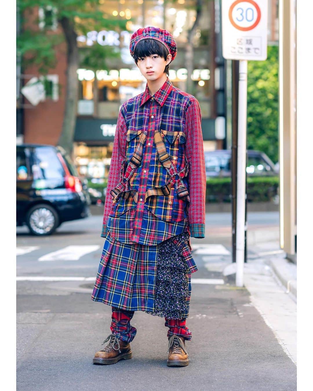 Tokyo Fashion on X: 20-year-old Japanese stylist Fumidon on the street in  Harajuku wearing an iconic rope print jacket by the late Tokyo-based  designer Christopher Nemeth with a Nemeth hat, Nemeth tie