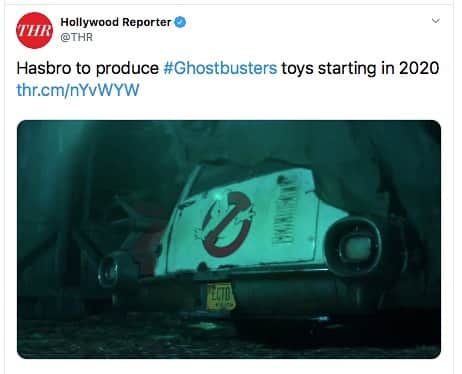 Hasbroさんのインスタグラム写真 - (HasbroInstagram)「Just announced via The Hollywood Reporter: Hasbro named master toy licensee worldwide for @Ghostbusters! Welcome to the Hasbro family! Check out our story to read more. #GB20」8月22日 2時59分 - hasbro