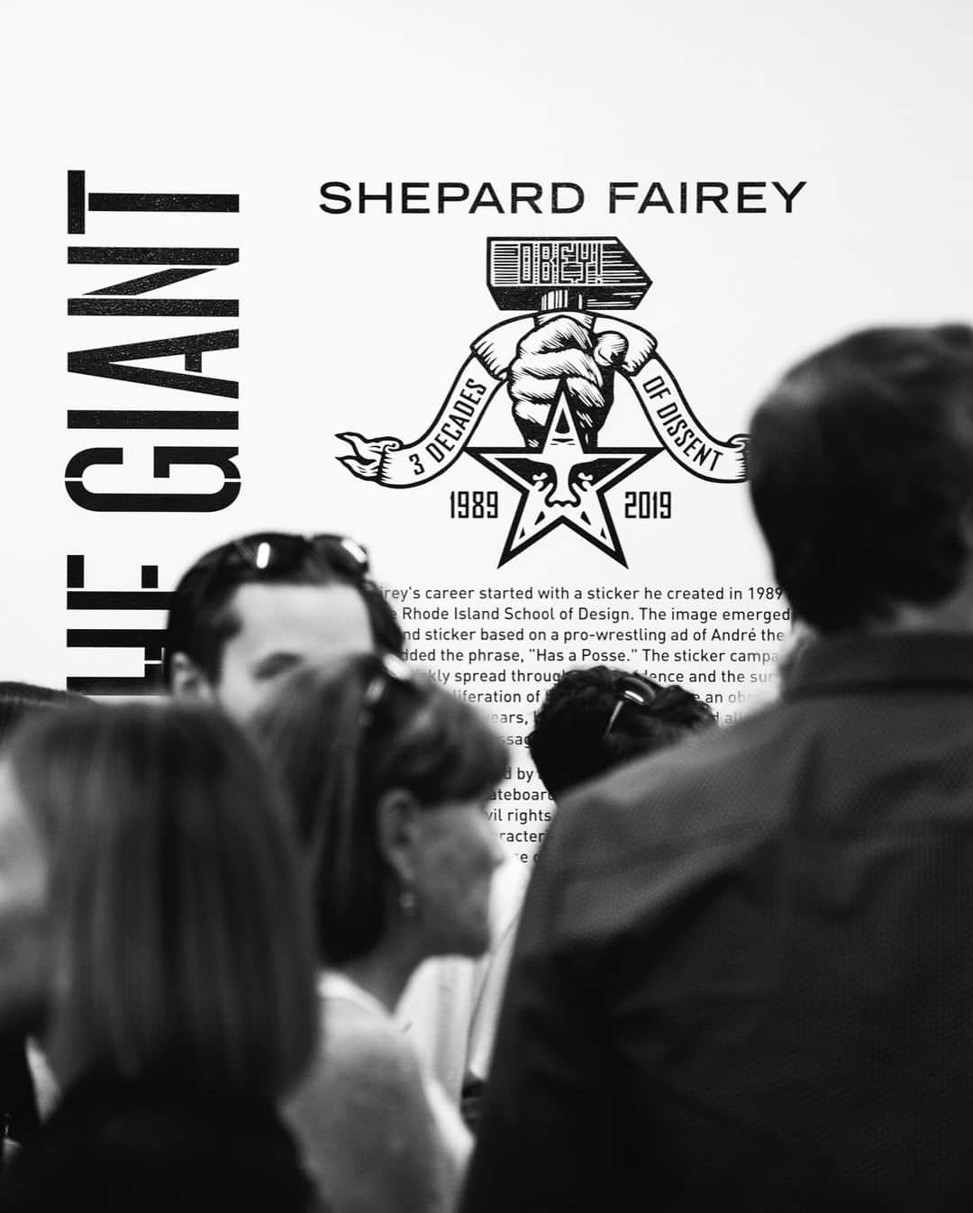 Shepard Faireyさんのインスタグラム写真 - (Shepard FaireyInstagram)「My 30th-anniversary show, "Facing the Giant: Three Decades of Dissent" is currently on view in #Vancouver at BAF Gallery @burrardarts, Tuesday - Saturday, 12pm - 5pm until September 28th! The show is a selection of 30, 30 x 41-inch HPMs (hand-painted multiples), all of which are on unique collaged backgrounds with additional stenciling, and some other new works as well. If you're in the area, check it out before it ends! - Shepard ⠀⠀⠀⠀⠀⠀⠀⠀⠀⁣ Obey Star, 2019 Mixed Media (Stencil, Silkscreen, and Collage) on Canvas 44 x 60 inches ⠀⠀⠀⠀⠀⠀⠀⠀⠀⁣ Contact matt@ultravioletarts.com for purchase inquiries. Visit the link in bio for more details! ⠀⠀⠀⠀⠀⠀⠀⠀⠀⁣ 📷: @jonathanfurlong⠀⠀⠀⠀⠀⠀⠀⠀⠀⁣ #FACINGTHEGIANT #OBEYGIANT30TH #obey #obeygiant #shepardfairey」8月22日 2時54分 - obeygiant