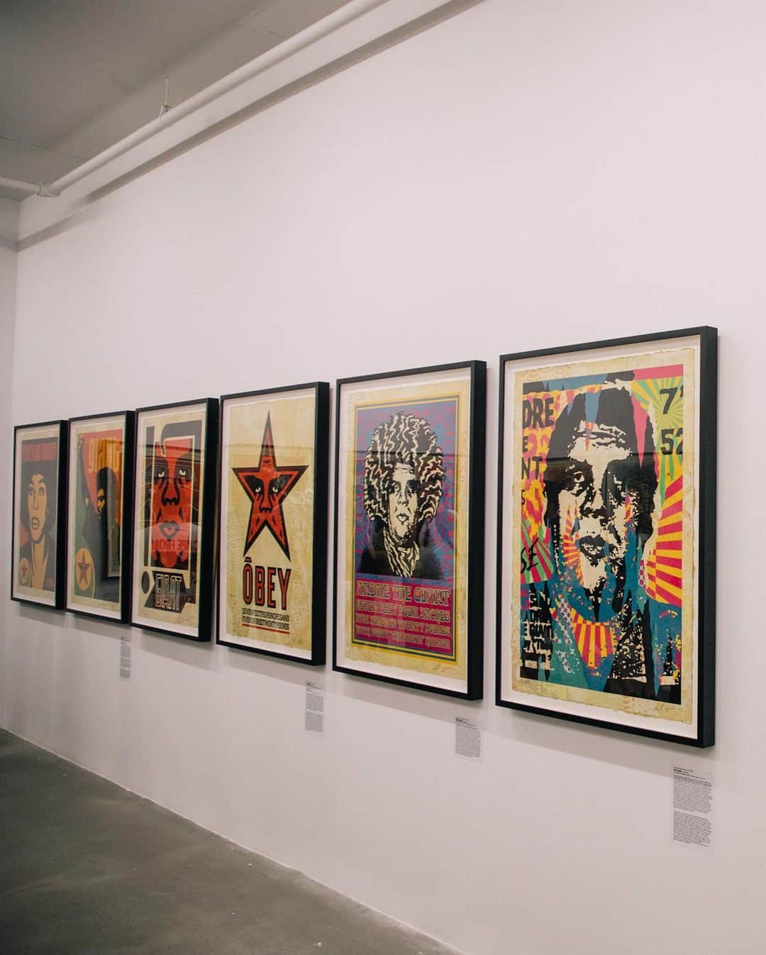 Shepard Faireyさんのインスタグラム写真 - (Shepard FaireyInstagram)「My 30th-anniversary show, "Facing the Giant: Three Decades of Dissent" is currently on view in #Vancouver at BAF Gallery @burrardarts, Tuesday - Saturday, 12pm - 5pm until September 28th! The show is a selection of 30, 30 x 41-inch HPMs (hand-painted multiples), all of which are on unique collaged backgrounds with additional stenciling, and some other new works as well. If you're in the area, check it out before it ends! - Shepard ⠀⠀⠀⠀⠀⠀⠀⠀⠀⁣ Obey Star, 2019 Mixed Media (Stencil, Silkscreen, and Collage) on Canvas 44 x 60 inches ⠀⠀⠀⠀⠀⠀⠀⠀⠀⁣ Contact matt@ultravioletarts.com for purchase inquiries. Visit the link in bio for more details! ⠀⠀⠀⠀⠀⠀⠀⠀⠀⁣ 📷: @jonathanfurlong⠀⠀⠀⠀⠀⠀⠀⠀⠀⁣ #FACINGTHEGIANT #OBEYGIANT30TH #obey #obeygiant #shepardfairey」8月22日 2時54分 - obeygiant