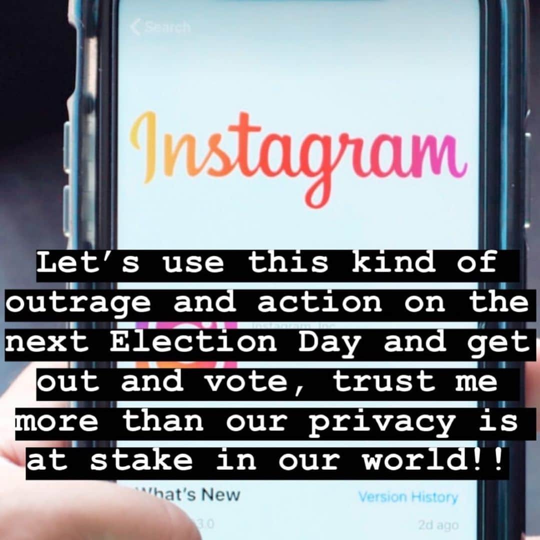 のインスタグラム：「Get #organized , focus your #outrage , and get ready to get out and #VOTE in the next #Election」