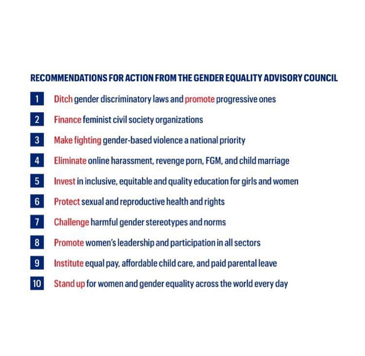 エマ・ワトソンさんのインスタグラム写真 - (エマ・ワトソンInstagram)「✨📣 The @G7 #GenderEquality Advisory Council calls on all nations to: ✅ Ditch gender discriminatory laws ✅ Push progressives ones ✅ Invest in implementation & women’s orgs ✅ Measure, treasure and move from words to action. NOW. #BeBraveG7 ⠀⠀⠀⠀⠀⠀⠀⠀⠀⠀⠀⠀ ⠀⠀⠀⠀⠀⠀⠀⠀⠀⠀⠀⠀ 🌱 Learn more about our recommendations to  #G7Biarritz leaders: http://bit.ly/GEACfrance 🍃 ⠀⠀⠀⠀⠀⠀⠀⠀⠀⠀⠀⠀」8月21日 19時12分 - emmawatson