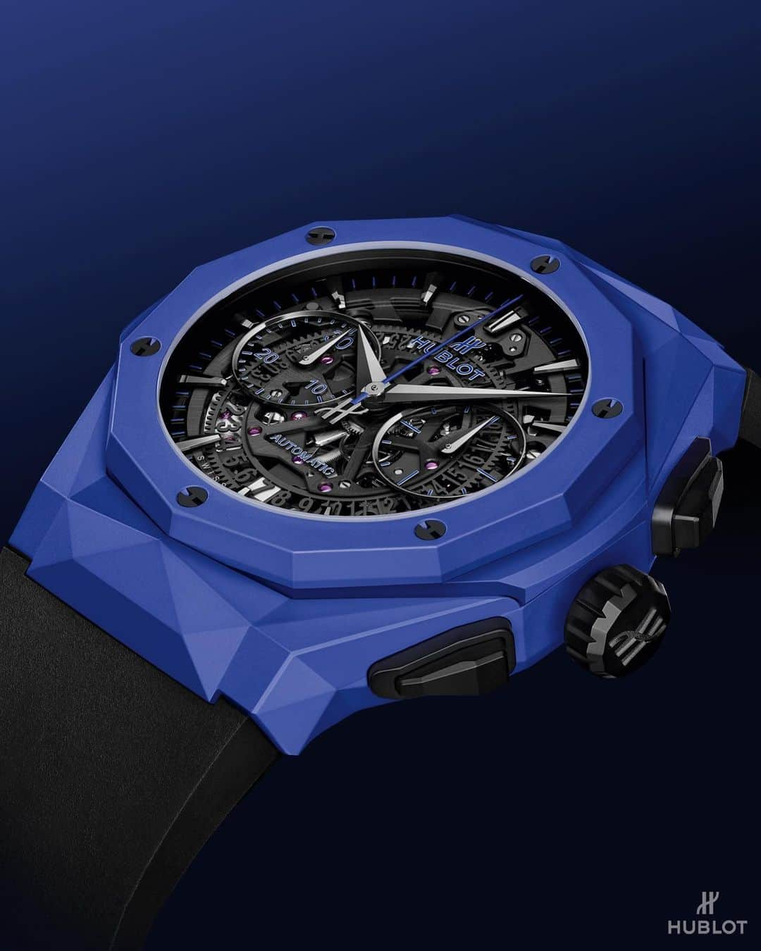 ウブロさんのインスタグラム写真 - (ウブロInstagram)「Audacious #ClassicFusionOrlinski Blue Ceramic. Would this timepiece look good on your wrist? #Orlinski @richardorlinski」8月21日 21時08分 - hublot