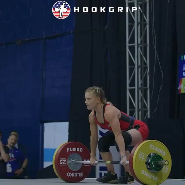 モーガン・キングのインスタグラム：「Thanks to @roblympian for sending me love on this video yesterday. I was off social media when it came out. This was such a beautiful moment in my career. It was much deeper than making the lift. It was telling my coach I wanted the opportunity to get on the podium as well as chasing ROBI points. It was showing up and trusting myself that I had done the work in training to put myself in this position. • If you know my career, I’ve always been able to clean the weight, it’s always been the jerk. We all have our weaknesses and that cycle leading up to Pan Ams we worked our asses off so that even if I did run on the platform, I had the confidence and composure to stabilize it overhead. • Long story short, it’s not always gonna be pretty but if you do the work in the gym and even more work inside your own head to gain confidence and acceptance in your abilities, I believe that you can do anything. • • • #weightlifting #panams #teamusa #worldprep #hookgrip #powerandgraceperformance #usaw #confidence #letsbegreat」