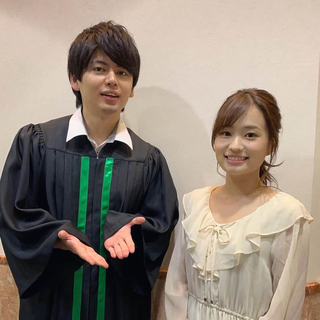 砂川信哉のインスタグラム：「東大王でしのりなと再会した！！不思議な感覚。初登場で角をサラッと読んでいくところも尊敬。これからテレビでたくさん見られると思うと楽しみですね！ SASUKEで1stクリアして、インタビュアーと挑戦者としてまた再会したい。」