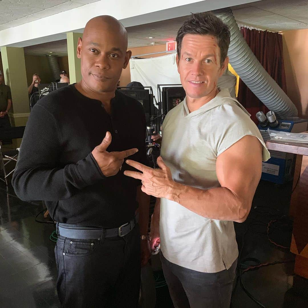 マーク・ウォールバーグさんのインスタグラム写真 - (マーク・ウォールバーグInstagram)「Me and Bokeem Woodbine at it again! Our first hit was The Big Hit and now we’re coming back with a bigger hit!」8月21日 23時04分 - markwahlberg