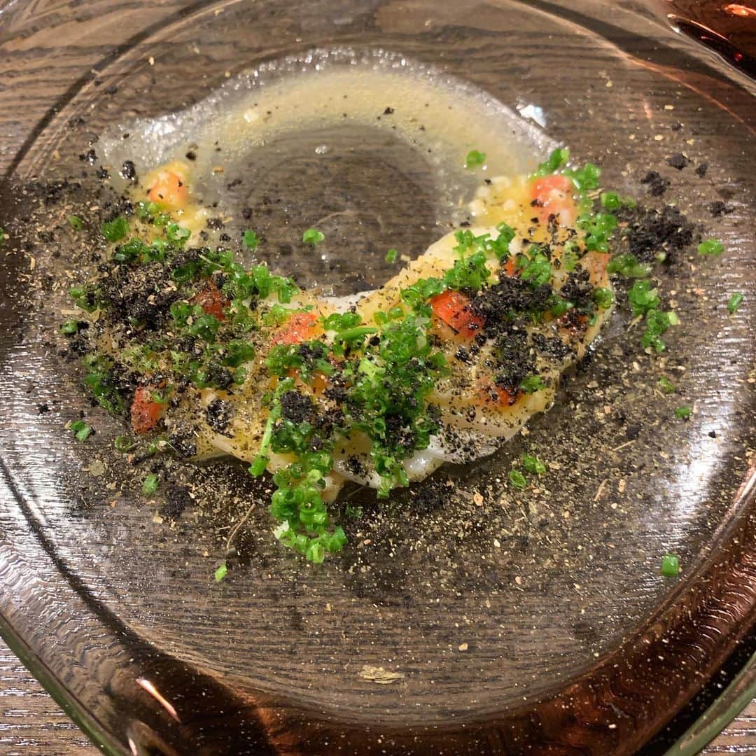 小林美香子さんのインスタグラム写真 - (小林美香子Instagram)「楽しかった沖縄ダイビングも今日で終わり、素敵なコース料理食べてきました！」8月21日 23時05分 - mikakokobayashi0906