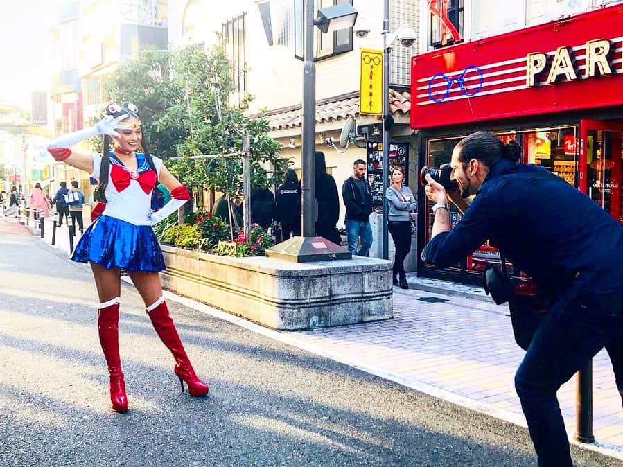 のインスタグラム：「Thank you to @kioi_akiyama for an amazing National Costume ❤️ @___maark___  for amazing photo #nationalcostume  #missuniversejapan2018 #missuniversejourney #ミスユニバースジャパン2018 #womanwarrior #sailormoon #nationalcostume ©︎Naoko Takeuchi」
