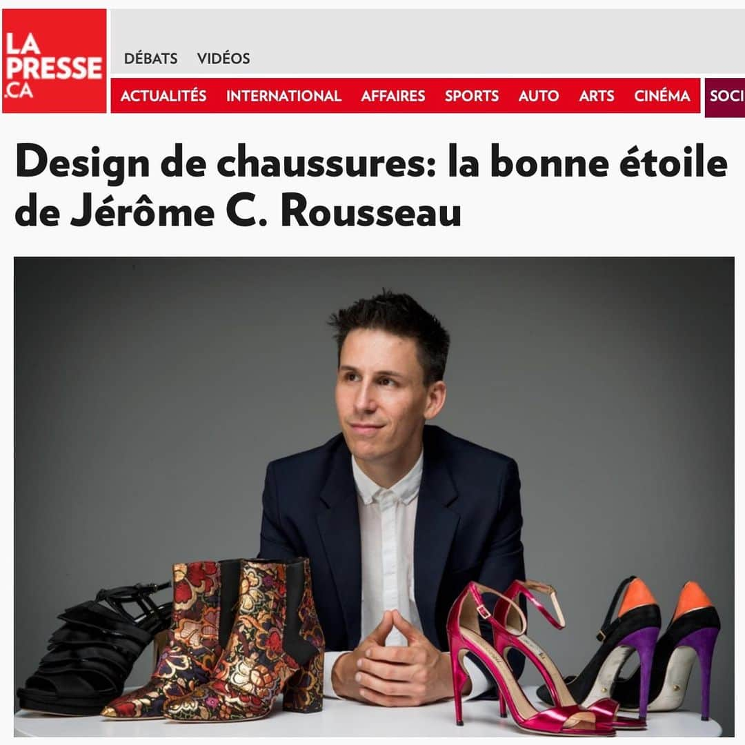 ジェロームCルソーのインスタグラム：「Thank you @lp_lapresse for the great feature. You can read it on lapresse.ca」