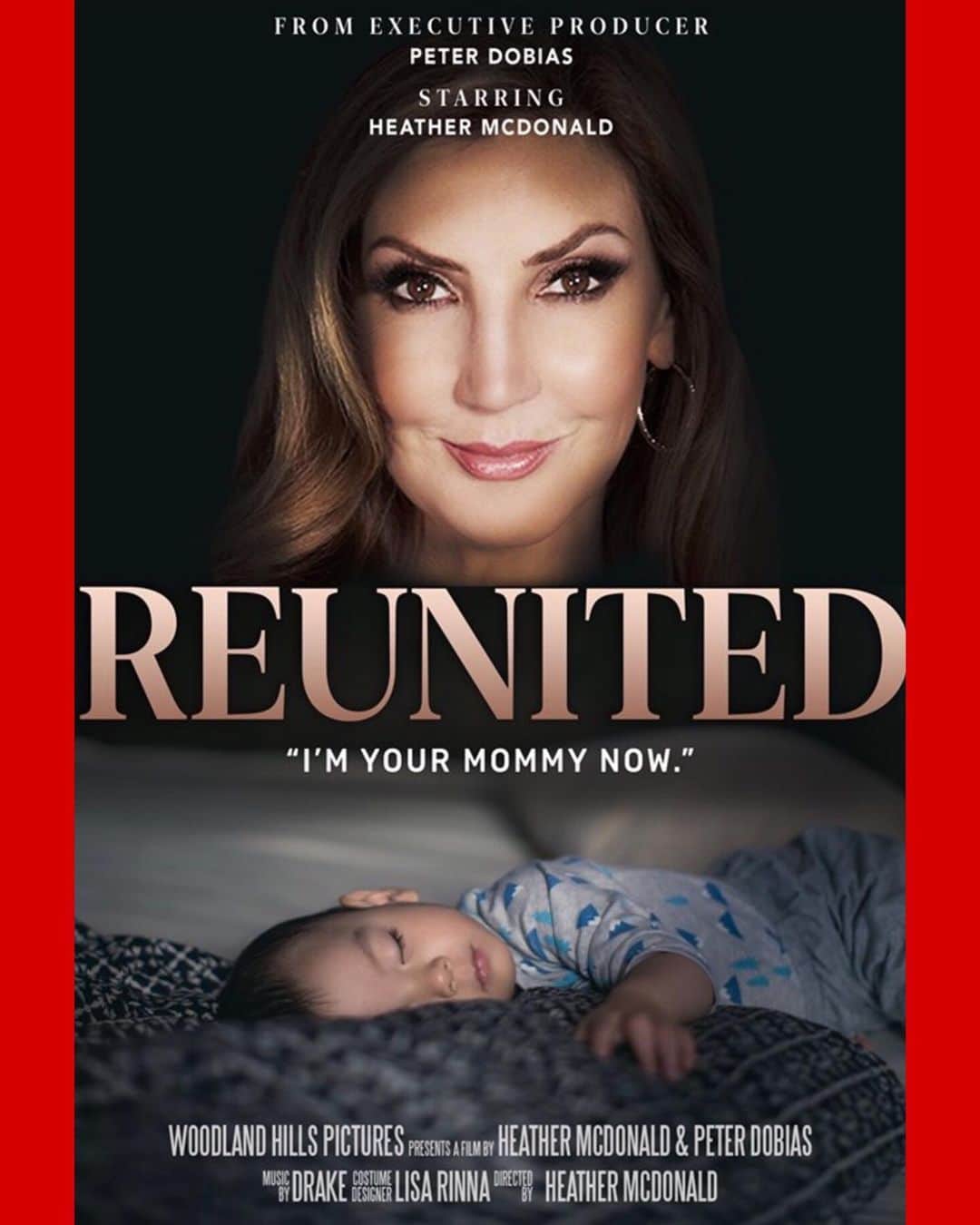 ヘザー・マクドナルドのインスタグラム：「This is the movie poster we’re working on hoping to sell my true story of finding a lost boy at Disneyland. As heard from my Live Juicy Scoop episode with @fortunefeimster Up now. #imyourmommynow #juicyscoop」