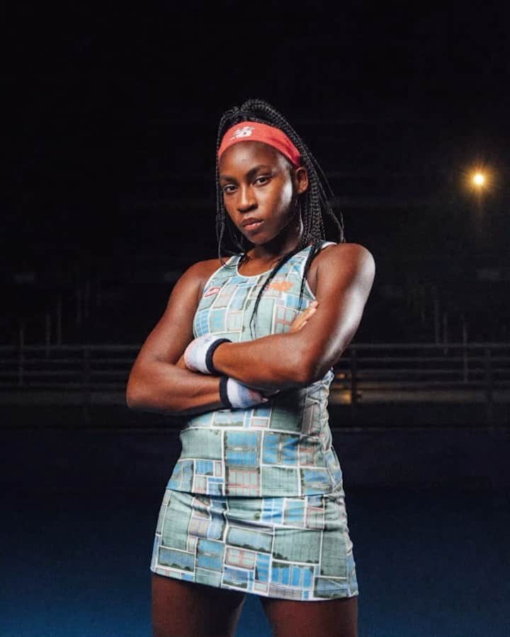newbalanceのインスタグラム：「Ready for NYC, @CocoGauff is making a name for herself. #CallMeCoco @newbalancetennis」
