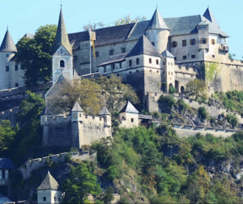セリーナ・ジェイトリーさんのインスタグラム写真 - (セリーナ・ジェイトリーInstagram)「INTROSPECTION AFTER PRAYERS at the doors of a fascinating 1000 year old chapel at the #hochosterwitz castle in #corinthia #Austria .  Hochosterwitz Castle is a castle in Austria, considered one of Austria's most impressive medieval castles. It is on a 172-metre high dolomite rock near Sankt Georgen am Längsee, east of the town of Sankt Veit an der Glan in Carinthia built by #Osterwitz dynasty.  #mustsee  #austriangirl #austrian #austria #indiangirls #bollywood #BollywoodActresses #lifeinmountains #alpinebabes #livingineurope #europeanlife #travel #traveljournal #c #celina #celinajaitley #celinajaitly #thankful」8月22日 2時02分 - celinajaitlyofficial