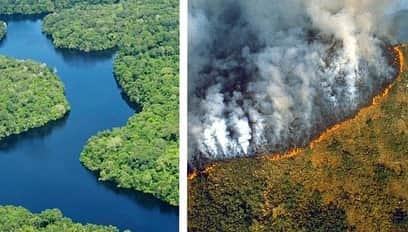 イスクラ・ローレンスさんのインスタグラム写真 - (イスクラ・ローレンスInstagram)「There have been a total of 72,843 fires in Brazil this year, with more than half in the Amazon region. Many of which are said to have been illegally started to make room for farming. ‼️ The Amazon is often referred to as the planet's lungs, producing 20% of the oxygen in the earth's atmosphere. ☁️ It is considered vital in slowing global warming, and it is also home to millions or animals and precious plants that are dying / losing their homes. 🐒 The amazon is roughly half the size of the US, it is the largest rainforest on the planet. 🌎 I’m aware I need to do better at making better choices daily to not feed into the damaging global affects of climate change and just felt it was super important to share this. 🌴 Would love to know any small ways you’re being conscious and helping save the planet, let me know I love learning❤️ thanks in advance for the tips 😘  #prayforamazonia #rainforest #brazil」8月22日 2時12分 - iskra