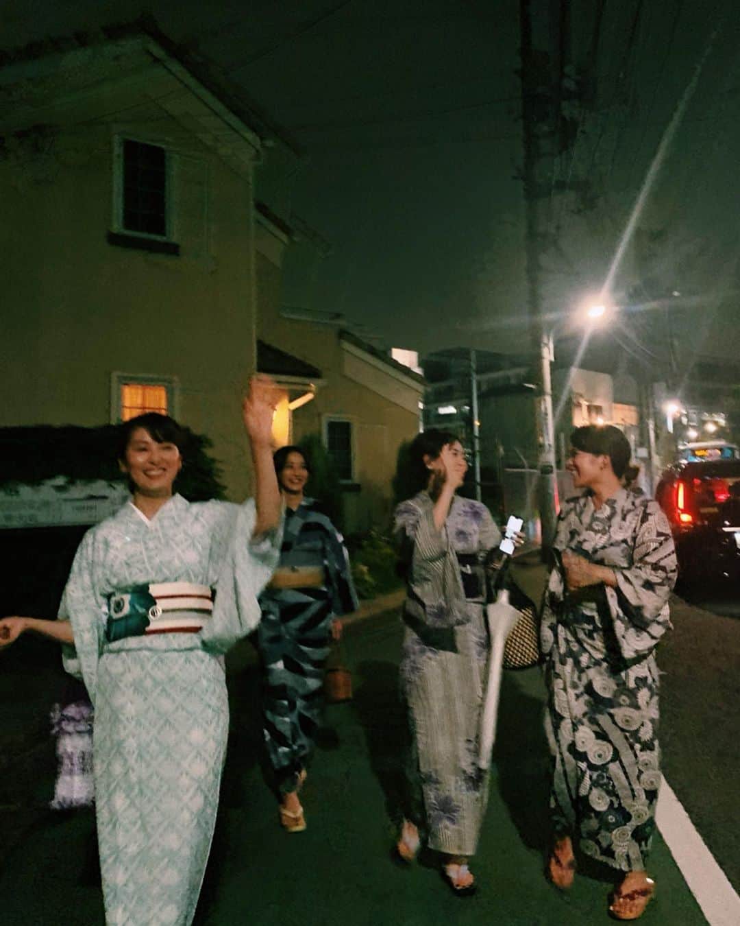 のインスタグラム：「浴衣は、着る理由をつくるのです🍤🍤 雨予報に負けなかった〜〜」