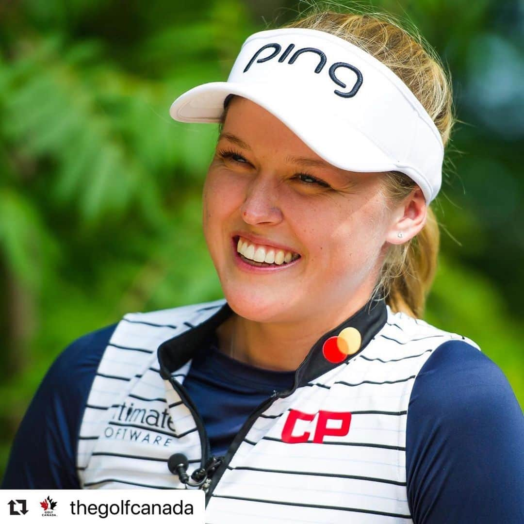 ブルック・ヘンダーソンさんのインスタグラム写真 - (ブルック・ヘンダーソンInstagram)「Always good to be back @cpwomensopen 😁🇨🇦⛳️#DefendingChamp」8月22日 7時24分 - brookehendersongolf