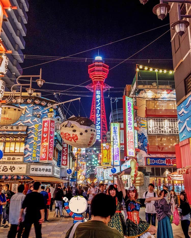 Osaka Bob（大阪観光局公式キャラクター）のグルメインスタ