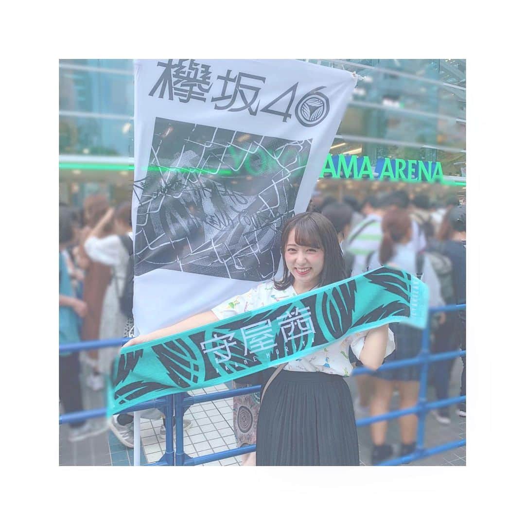 前田美里のインスタグラム：「欅坂46全国アリーナツアー in横アリ . 今回も演出が凄かったあああああ そして推しばかりみてしまいました。 . #欅坂46 #欅坂46全国ツアー #横浜アリーナ #守屋茜 #アロハシャツ #欅坂46好きな人と繋がりたい #ヲタク #ヲタ活 #keyakizaka46 #idol #yokohama #instalike #instagood」