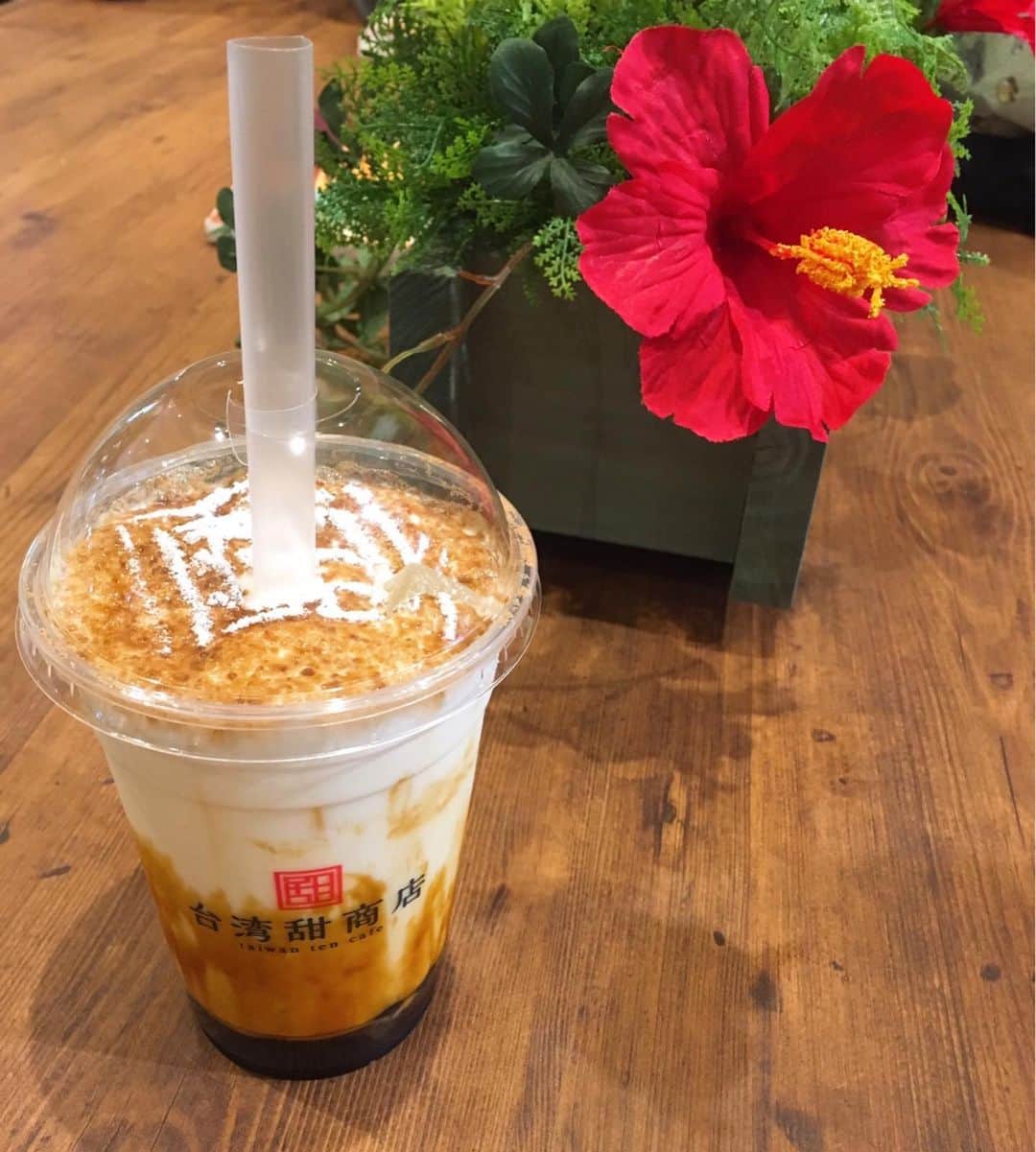 貝賀琴莉さんのインスタグラム写真 - (貝賀琴莉Instagram)「#タピオカ #台湾甜商店 #tapioca #黒糖タピオカ」8月22日 15時54分 - 0112kako