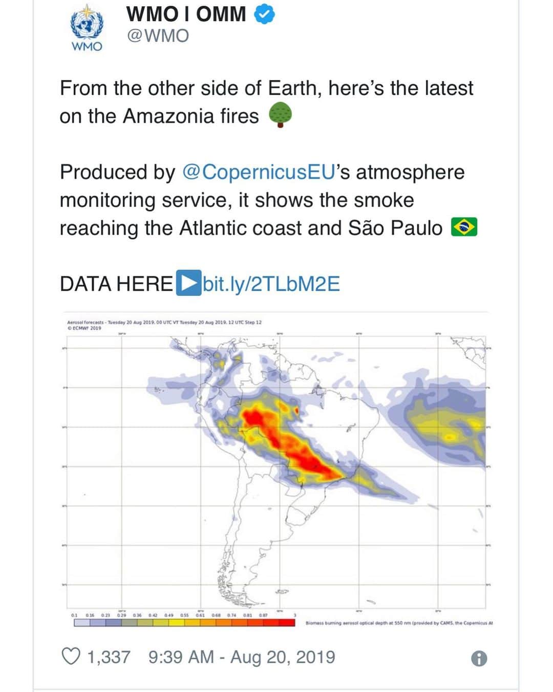 ジョディ・スウィーティンさんのインスタグラム写真 - (ジョディ・スウィーティンInstagram)「Last post removed in order to make sure any pictures are up to date and accurate. Found this post which also matches up with NASA Satellite pictures. So... same shit still applies as before: #climatechangeisreal」8月22日 15時55分 - jodiesweetin