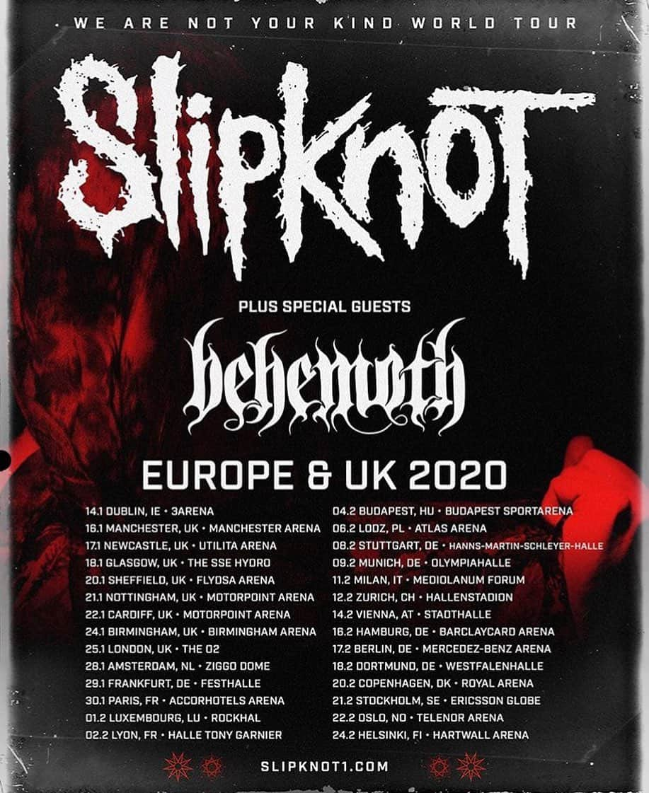 METAL HAMMERさんのインスタグラム写真 - (METAL HAMMERInstagram)「HUGE TOUR INCOMING! Head to metalhammer.com for all the details #Slipknot #Behemoth #WANYK」8月22日 17時12分 - metalhammeruk