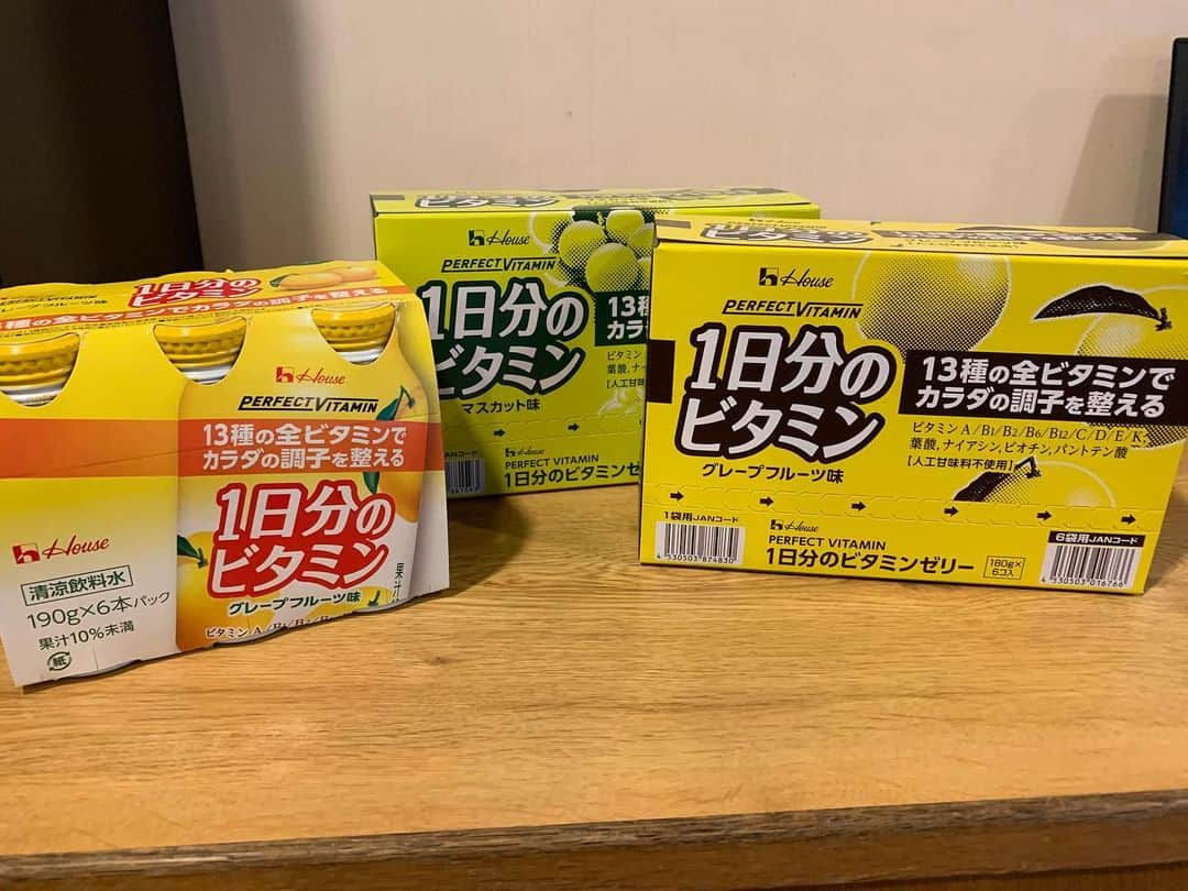 稲見萌寧さんのインスタグラム写真 - (稲見萌寧Instagram)「この度、ハウス食品様から、商品を提供して頂きました！！ 私が大好きで毎日飲んでいた#1日分のビタミン です！！ ありがとうございます！！これでビタミン不足はなくなりました😍  #ハウス食品#1日分のビタミン」8月22日 18時25分 - mone173.golf