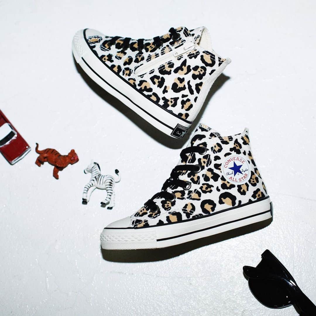 のインスタグラム：「CHILD ALL STAR N 70 LPD Z HI　￥5,700（税抜価格） #converse #allstar #chucktaylor #kids　#shoes #kicks #kotd #converse_pr #コンバース #オールスター #チャックテイラー #キッズ #70年代 #レオパード柄 #ヒョウ柄 #子供靴 #キッズスニーカー #シューズ #スニーカー #👟」