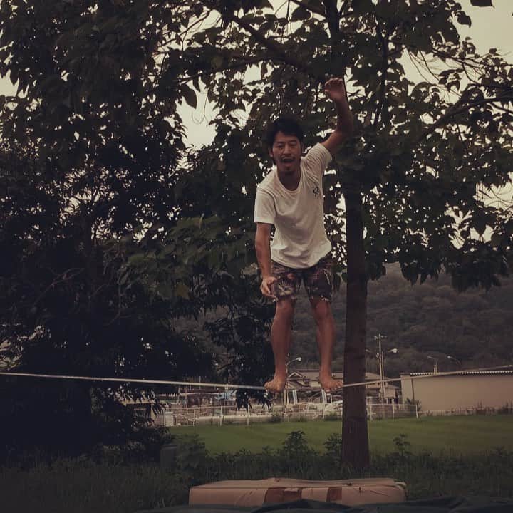大杉徹のインスタグラム：「King of Gappai Round6 is live!😘 #slacklife #joke」