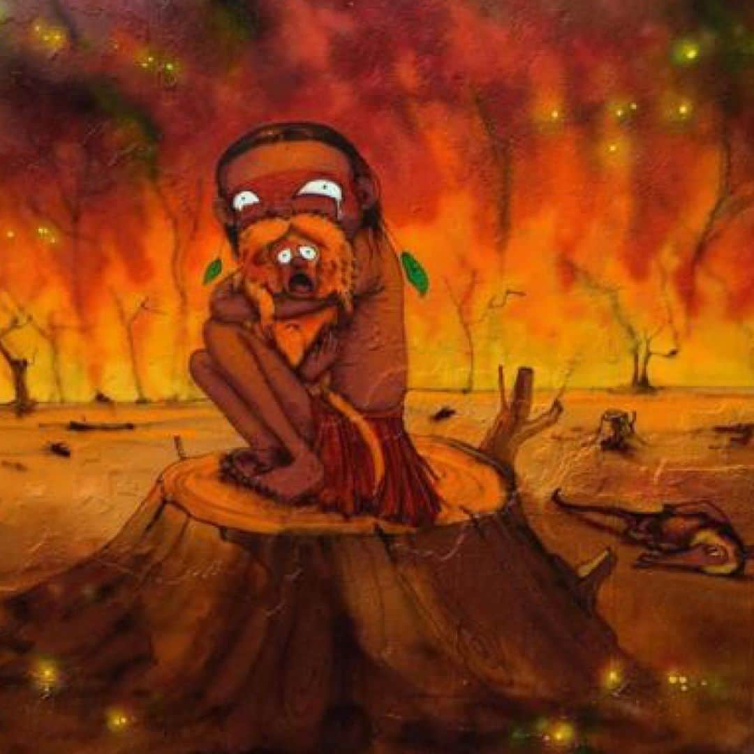 フェルナンダ・リマさんのインスタグラム写真 - (フェルナンダ・リマInstagram)「Barbárie ambiental. Ate quando? #AMAZÔNIA #TODOSPELAAMAZONIA  Imagens representativas de dor e caos para expressar a indignação.」8月22日 20時20分 - fernandalima
