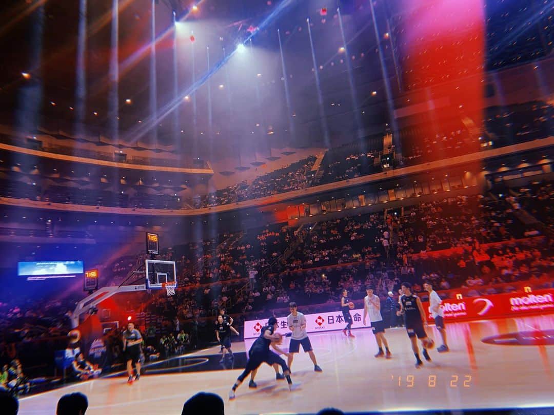 のインスタグラム：「#AkatsukiFive  #JAPANMADNESS #FIBAWC #JapanGotGame #Bリーグ  #Bリーグ観戦 #bleague #バスケ #バスケットボール #スポーツ観戦女子 #バスケ好きな人と繋がりたい #スポーツ観戦 #バスケ女子 #japan #basketball #スポーツ #sports #中崎絵梨奈 #ぷに子」