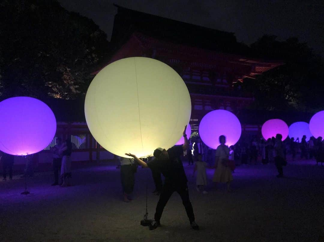 NAOKIさんのインスタグラム写真 - (NAOKIInstagram)「#下鴨神社 #糺の森 #光の祭」8月22日 23時28分 - naoki_10feet