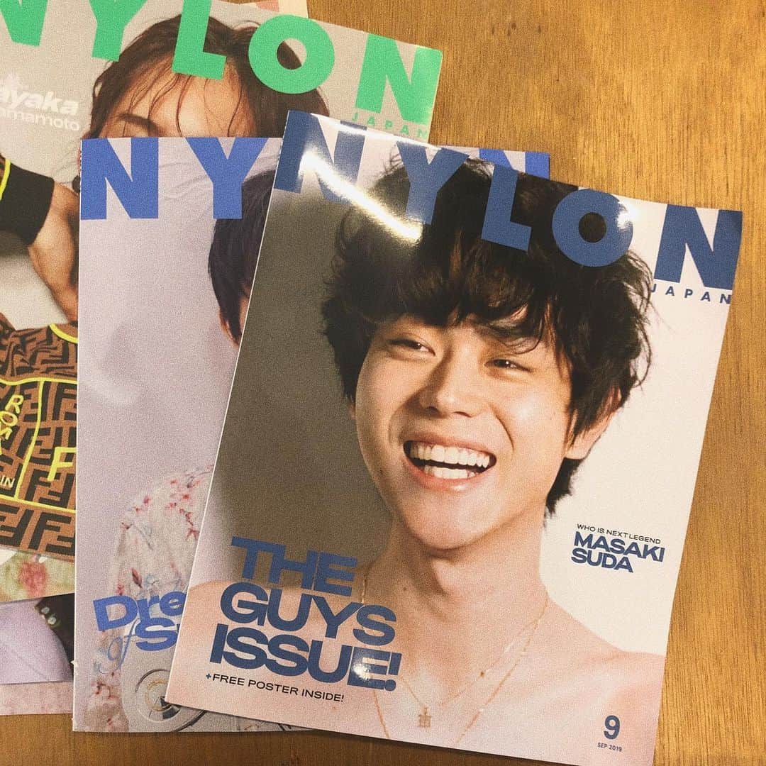 のインスタグラム：「.﻿ ﻿ 今日はNYLONさんの tokyo it girl beauty の撮影に行ってきました☺️💗登場したら拡散よろしく﻿ ﻿ #多分9月頃﻿ ﻿ #菅田将暉さん良い笑顔﻿ ﻿ #NYLON #make﻿ ﻿ #まやまにあ﻿ ﻿ .」