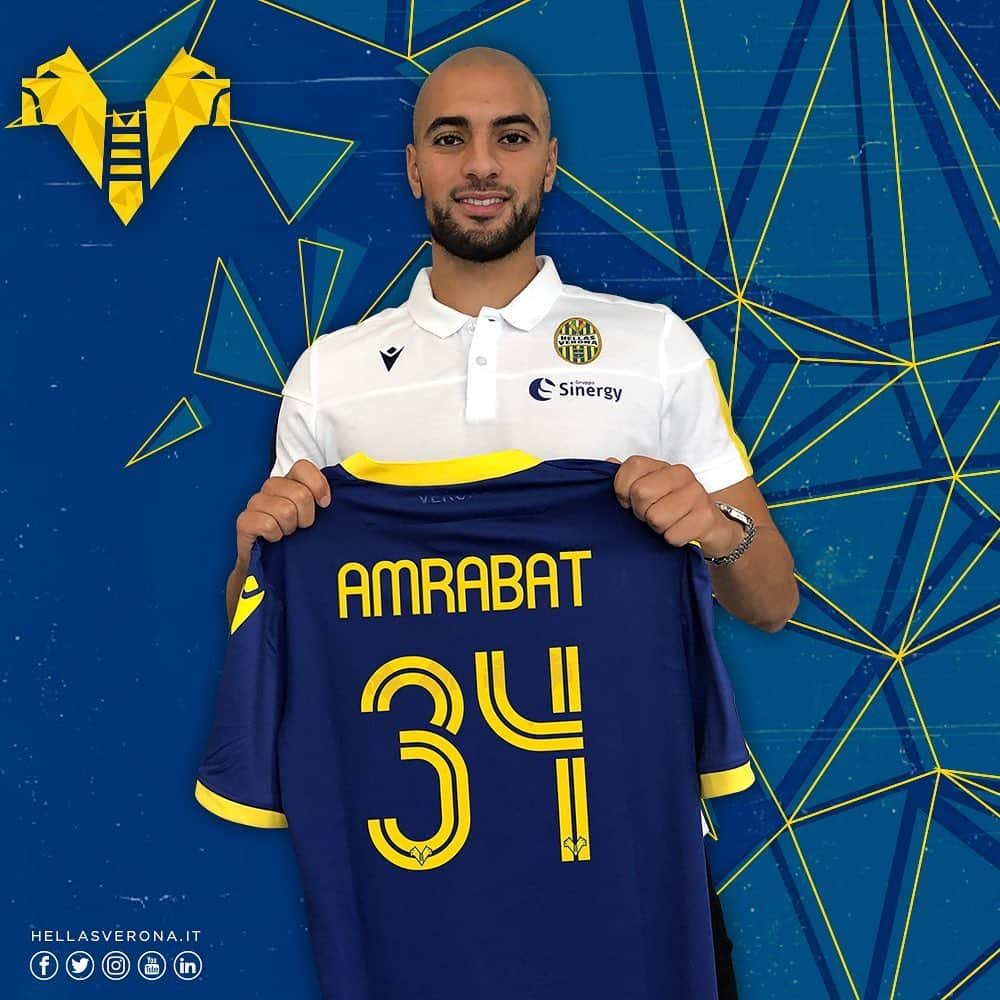 エラス・ヴェローナFCさんのインスタグラム写真 - (エラス・ヴェローナFCInstagram)「UFFICIALE ✅📝 @sofyanamrabat è un nuovo centrocampista del Verona 💪💪💛💙 WELCOME TO VERONA 🇸🇪 #HVFC #sudiamocelA」8月22日 23時58分 - hellasveronafc