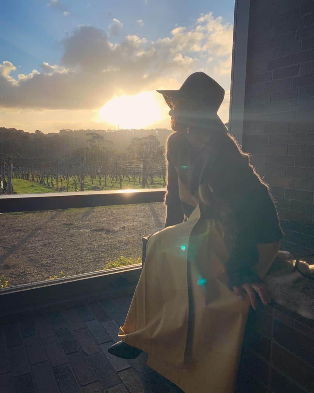 風間ゆみえのインスタグラム：「Amazing winery and Heart warming dinner 🍽 ✨with @helen_kaminski  #HelenKaminski #kaminskicollective #woolmark #ヘレンカミンスキー #yumie_k_style」