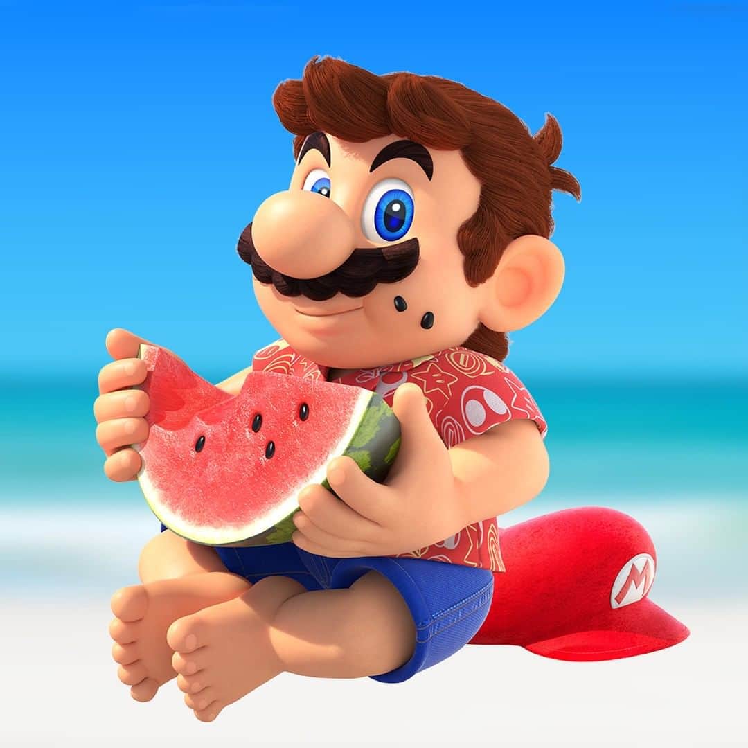 任天堂アメリカさんのインスタグラム写真 - (任天堂アメリカInstagram)「Even Mario needs a little #Summer Vacation! No matter where your summer odyssey took you, we hope it was filled with sunshine!」8月23日 1時30分 - nintendoamerica