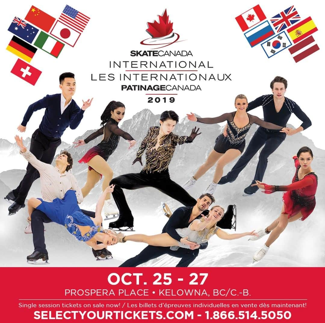 Skate Canadaさんのインスタグラム写真 - (Skate CanadaInstagram)「Single session 🎟 are on sale now! / Les 🎟 d’épreuves individuelles sont en vente dès maintenant ! 🔗 https://selectyourtickets.com/event-pro/skate-canada-international-2019/ #SCI19 #IPC19 #GPFigure #FigureSkating #Patinageartistique」8月23日 2時23分 - skate_canada