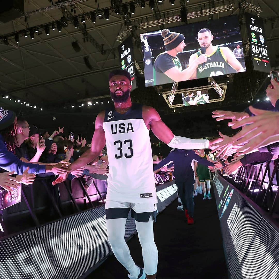 ボストン・セルティックスさんのインスタグラム写真 - (ボストン・セルティックスInstagram)「This trio combined for 44% of Team USA's points in today's exhibition win over Australia ☘️🇺🇸」8月23日 4時15分 - celtics